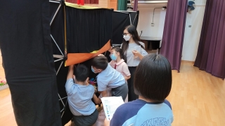 Puppet show training