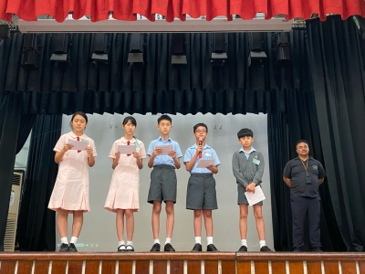 英文演說隊—— 「第九屆香港國際少年論壇」